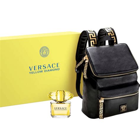 versace perfume sets|versace parfums backpack gift set.